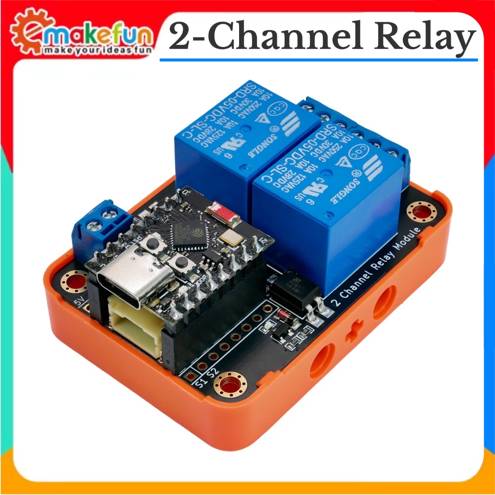 Smart Home Micro Bit - 2CH Relay Module Input5V Active Low
