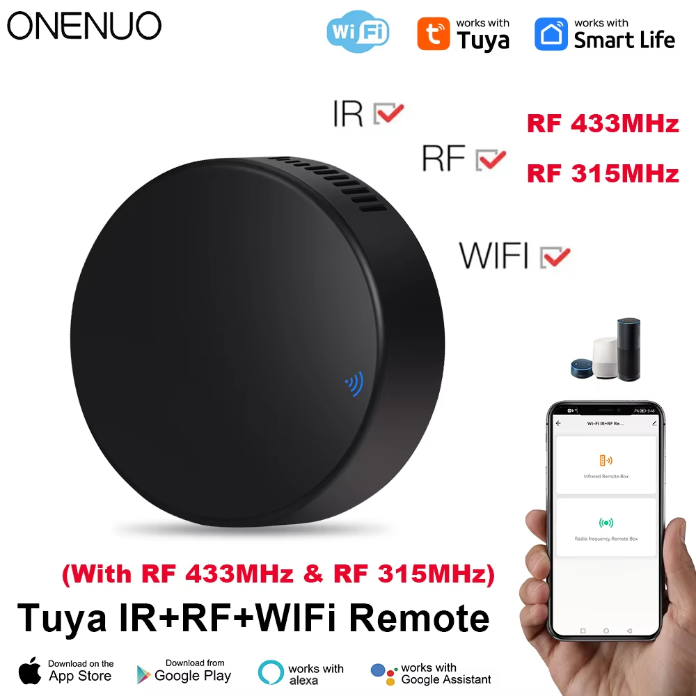 Smart Home Setup - Tuya WiFi RF IR Remote Control