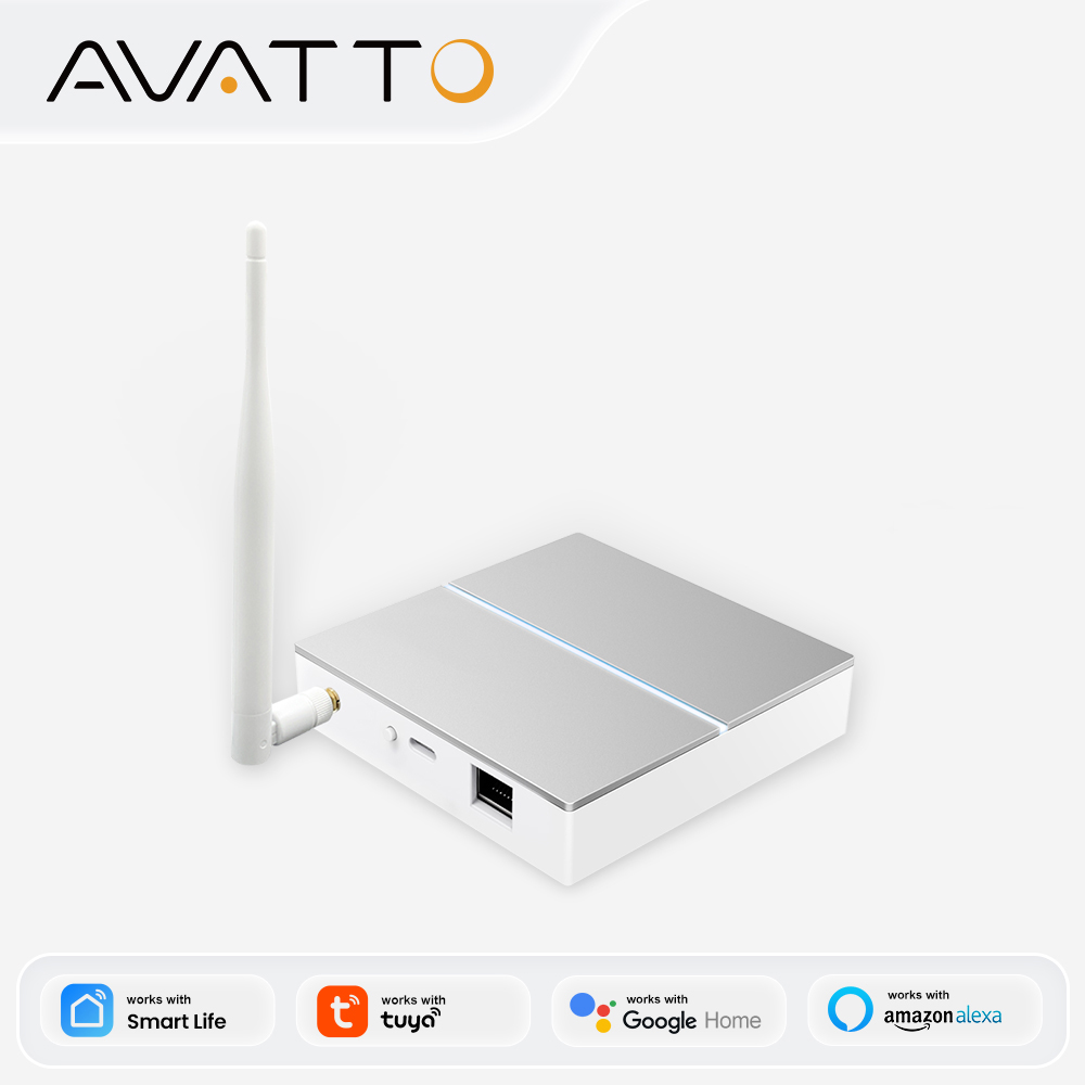 Smart Home Registration - AVATTO Tuya ZigBee Gateway with Antenna