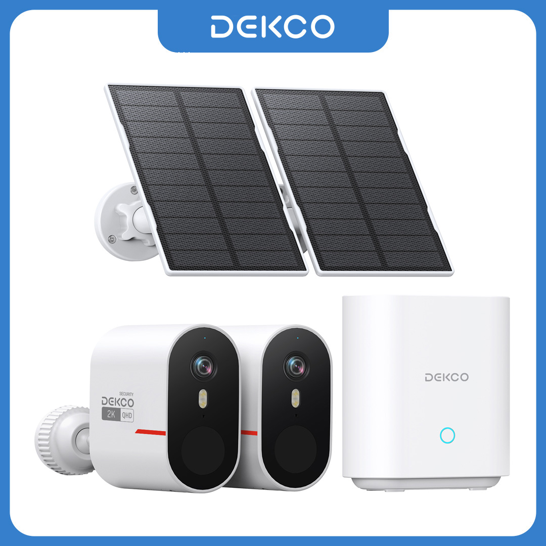 Home Automation Kit - Dekco 3MP WiFi Solar Camera System