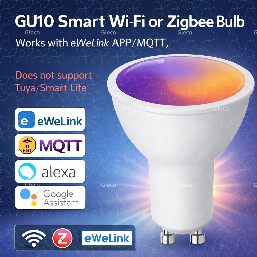 Smart Home Setup - Ewelink GU10 Zigbee LED Bulbs Wifi
