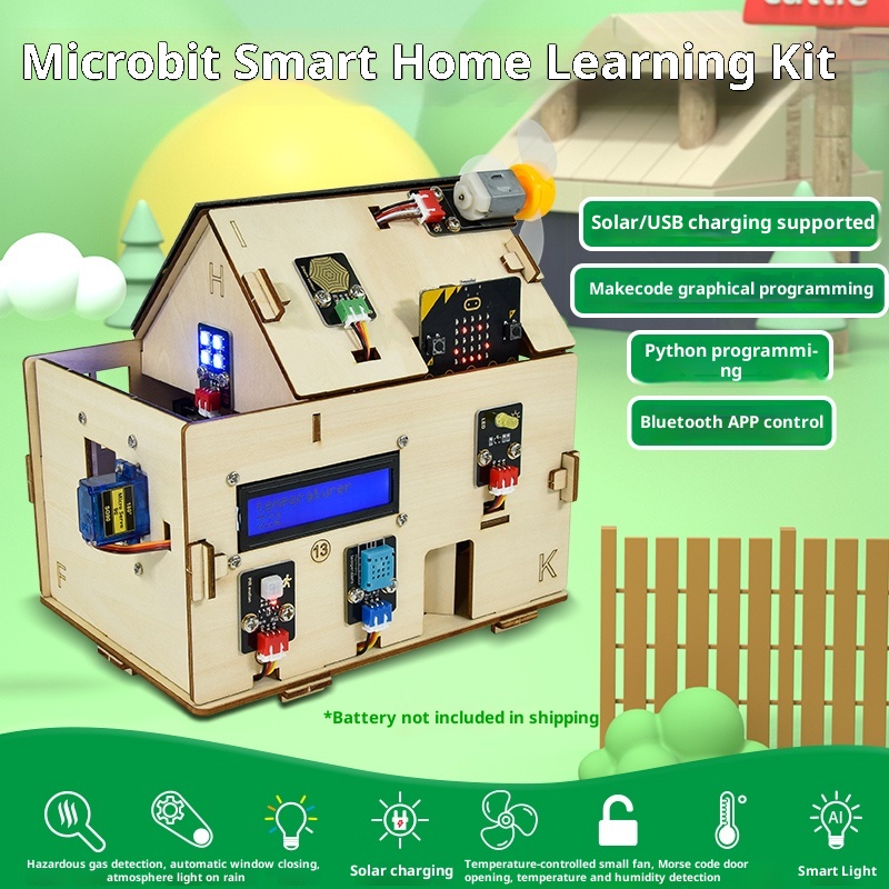 Smart Home Micro Bit - Microbit IOT Smart Home Learning Kit