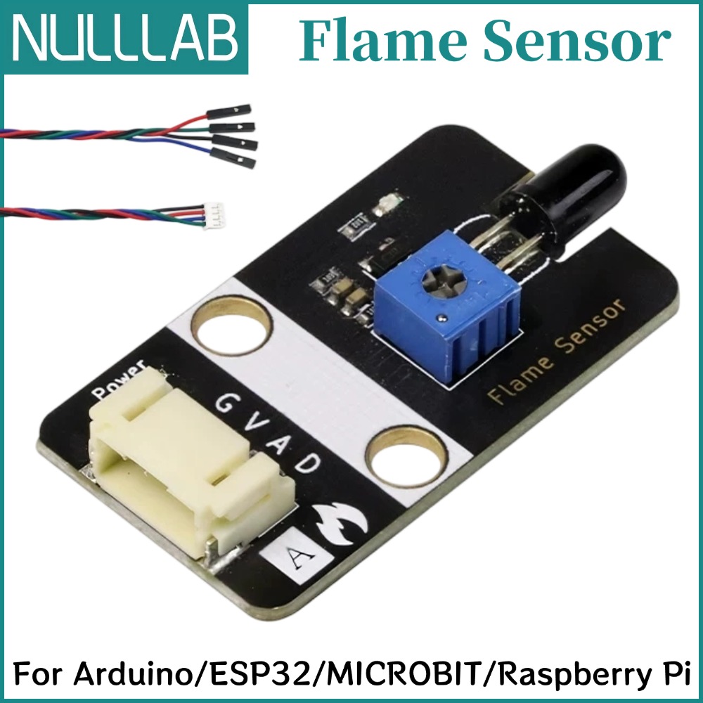 Smart Home Micro Bit - Digital Analog Flame Sensor with Case