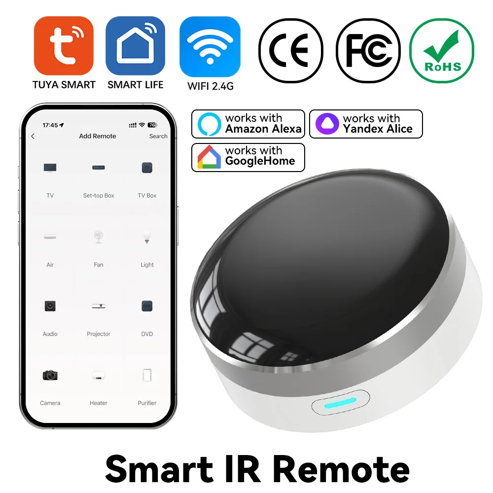 Smart Home Registration - YFK WiFi Smart IR Blaster Universal