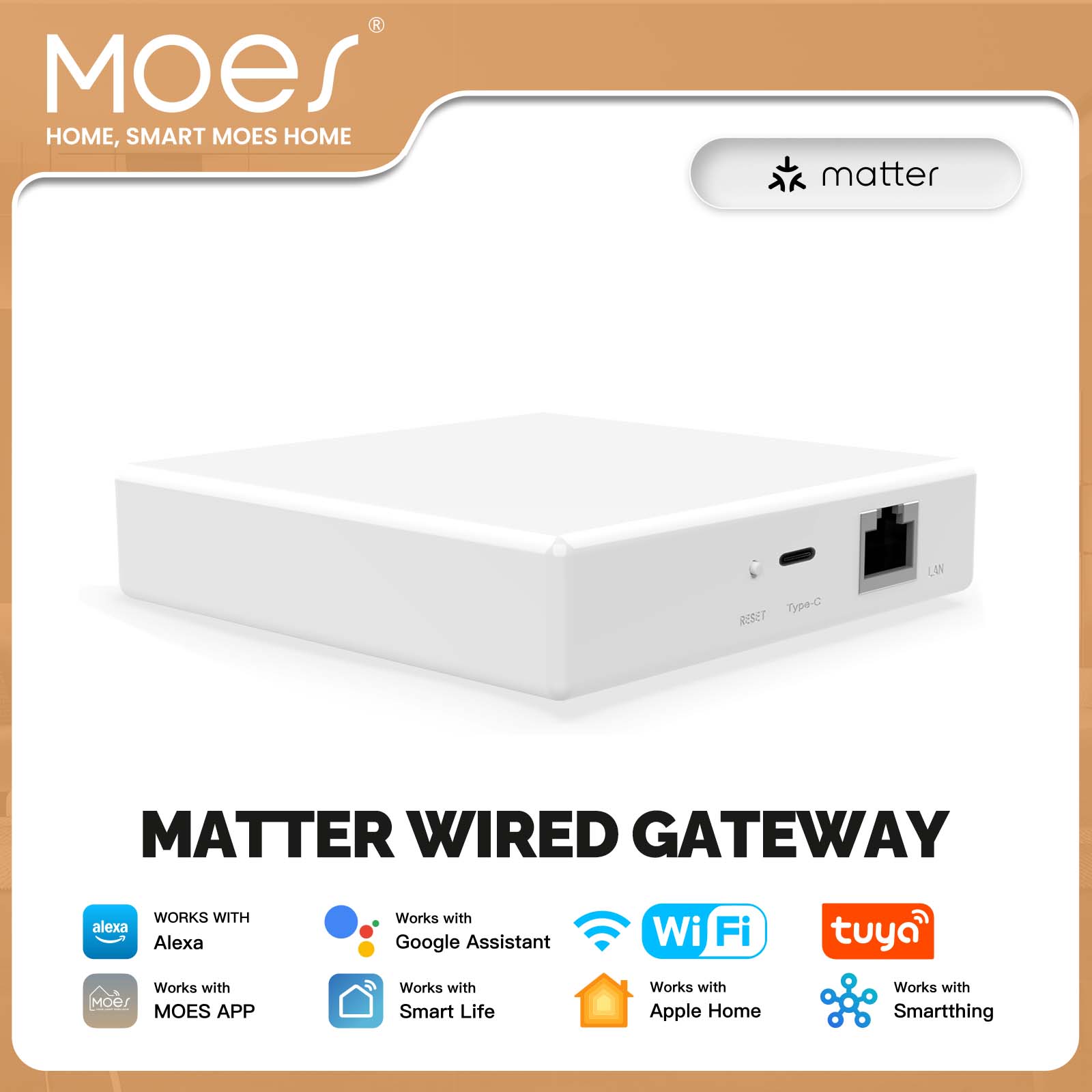 Smart Home Registration - MOES Tuya ZigBee Matter Thread Gateway