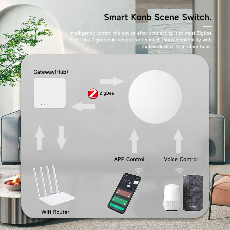 Tuya ZigBee Smart Wireless But - Smart Home Tuya 评论和价格