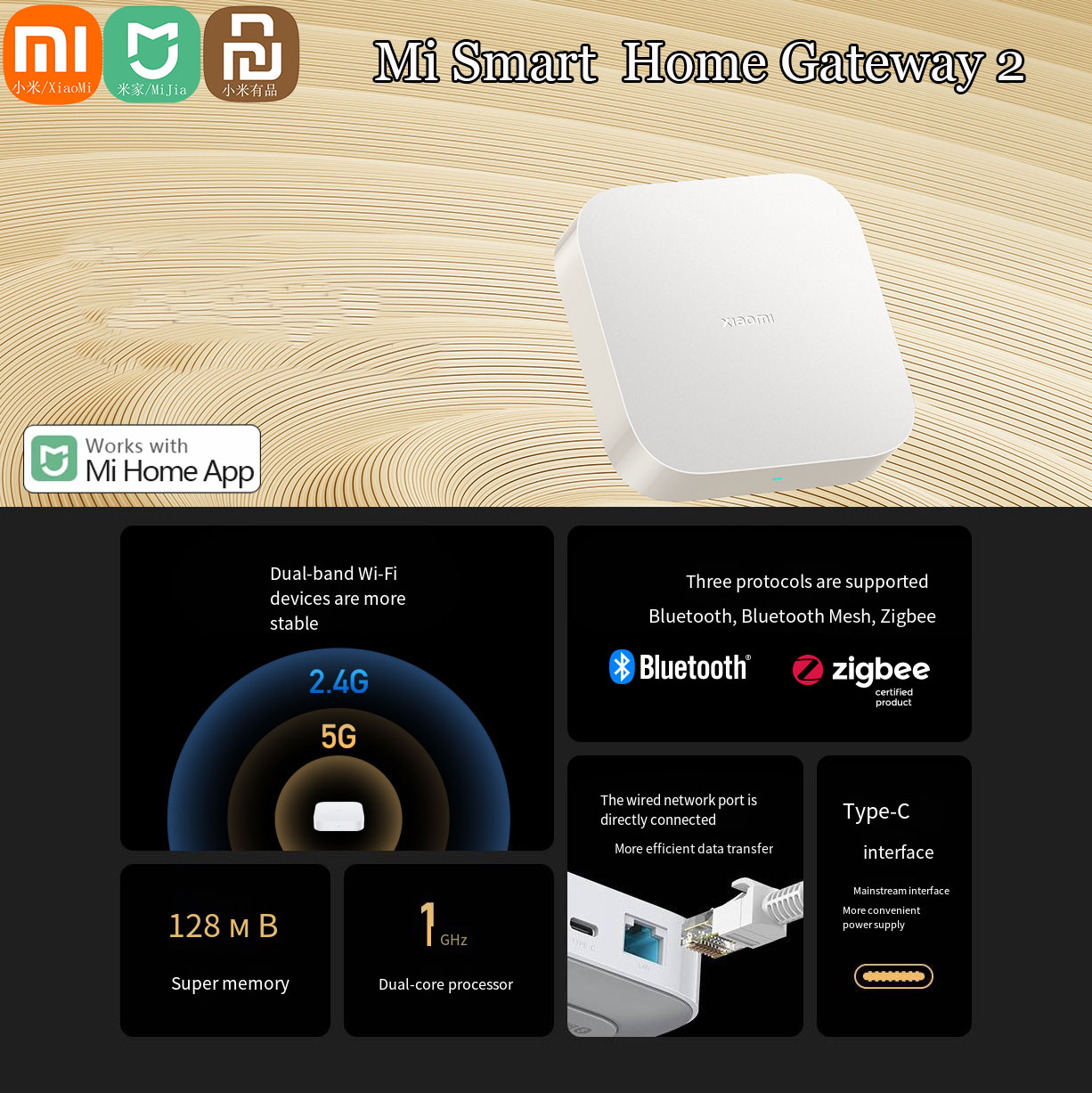 Original Xiaomi Mijia Smart Ho - Smart Home Hub Xiaomi 评论和价格