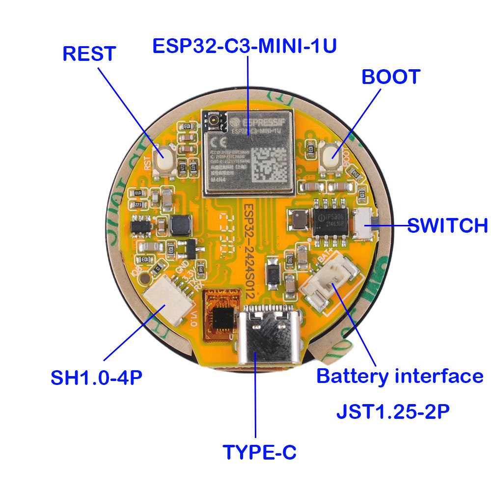 ESP32 Display 1.28 inch ESP32- - Smart Home Features 评论和价格