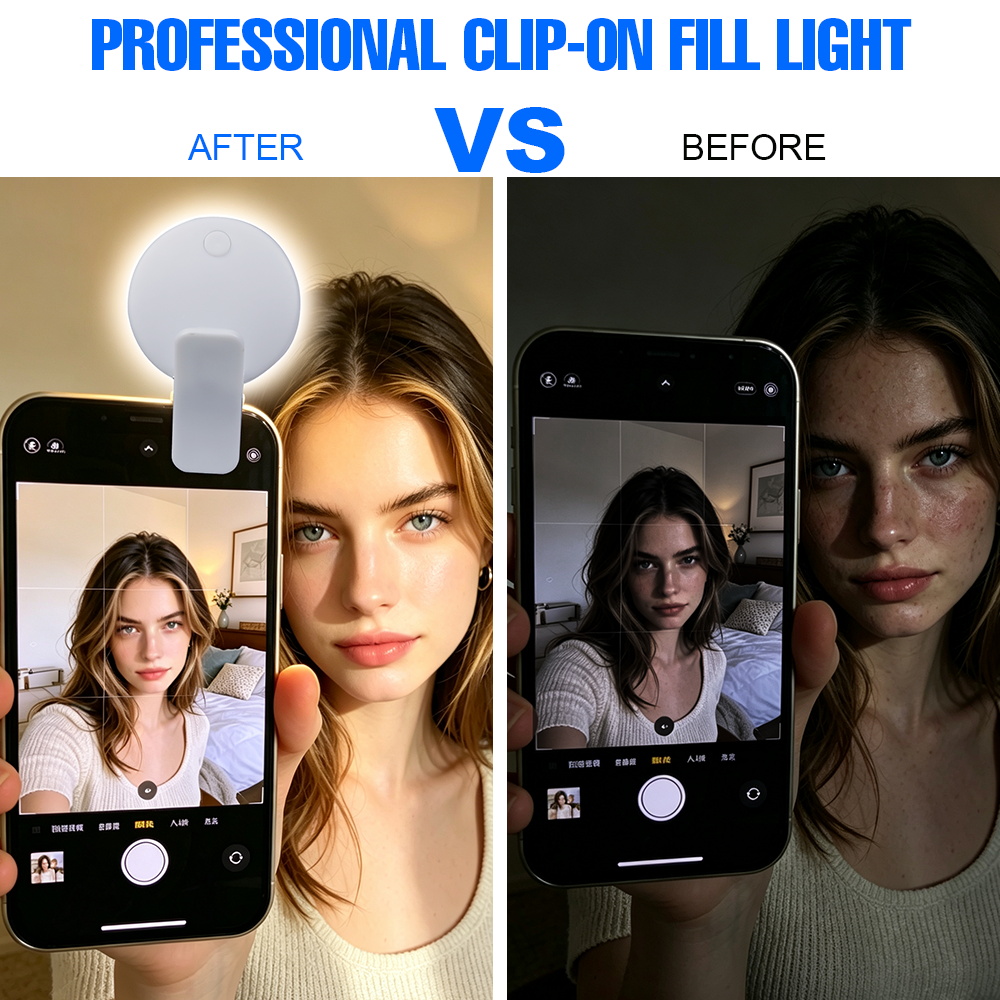 Portable Clip‑on Selfie Fill L - Smart Home Energy 评论和价格