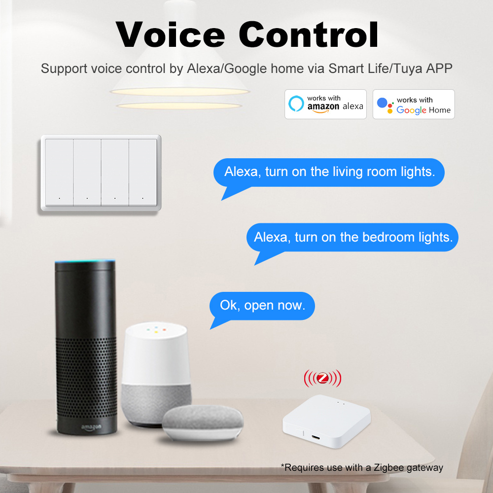 Manhot Smart zigbee Switch No  - Smart Home Tuya 评论和价格