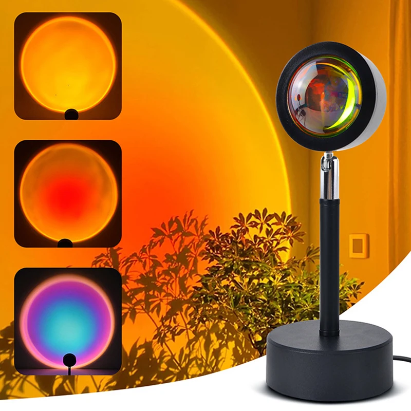 Smart LED Sunset Lamp Colorful - Smart Home Sistem 评论和价格