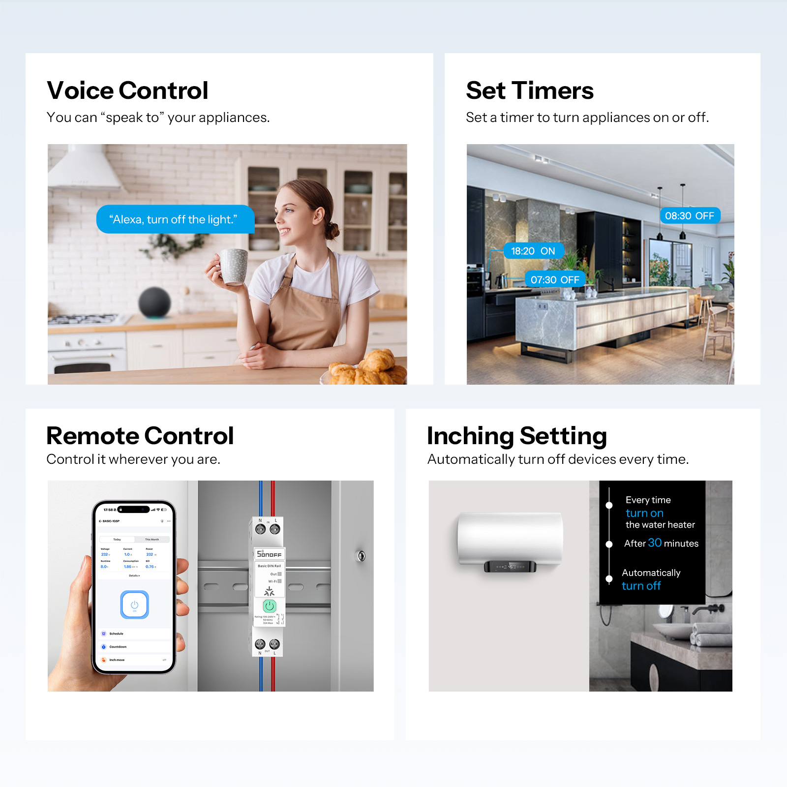 SONOFF BASIC-1GSP Basic Single - Home Automation Kit 评论和价格