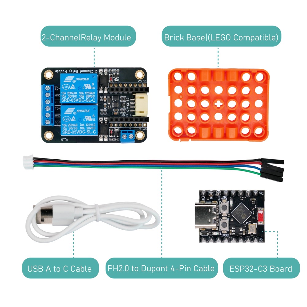 2CH Relay Module Input5V Activ - Smart Home Micro Bit 评论和价格