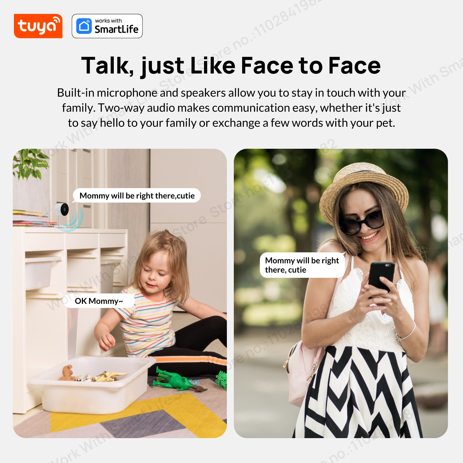3MP HD Tuya Smart Indoor/Outdo - Smart Home Battery Camera Ezviz 评论和价格