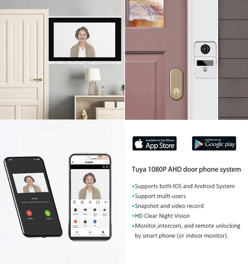 Support Tuya App 4 Wire Digita - Smart Home Battery Camera Ezviz 评论和价格