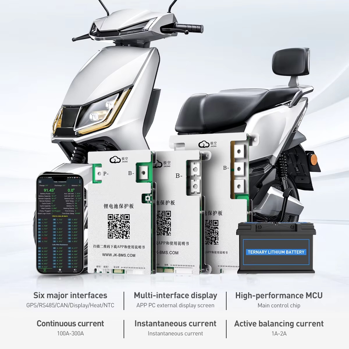 JIKONG JK-B2A24S30P 300A Activ - Smart Home Energy 评论和价格