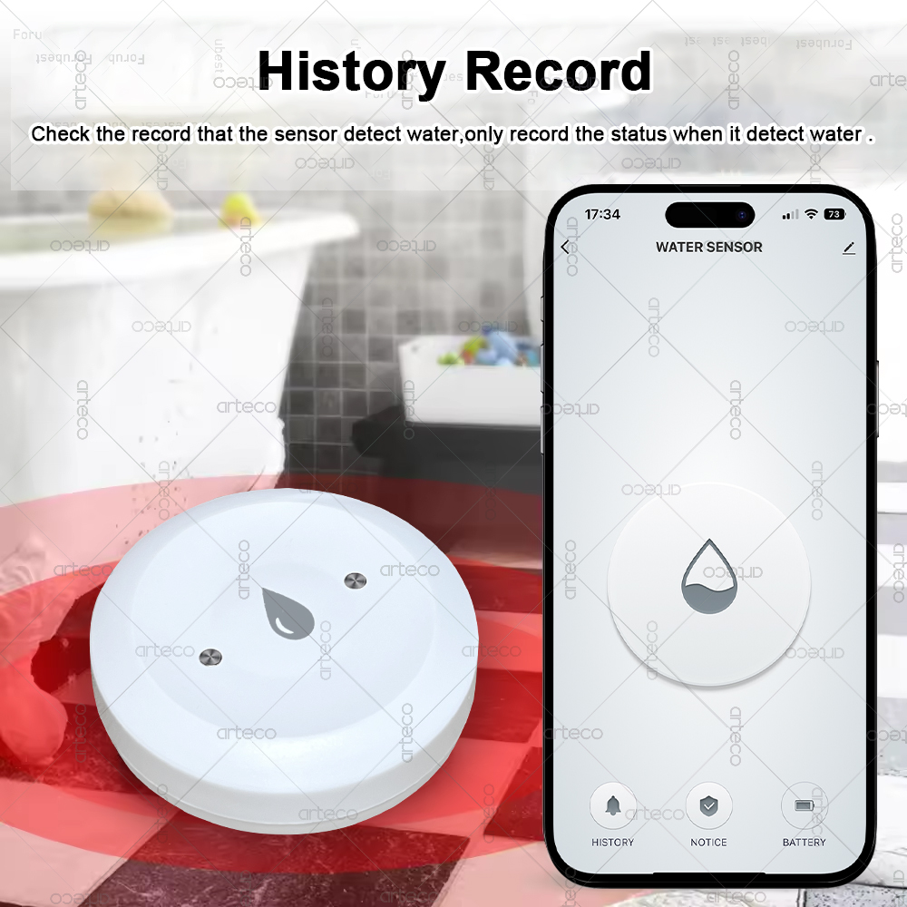 Tuya Smart Zigbee Water Sensor - Smart Home Setup 评论和价格