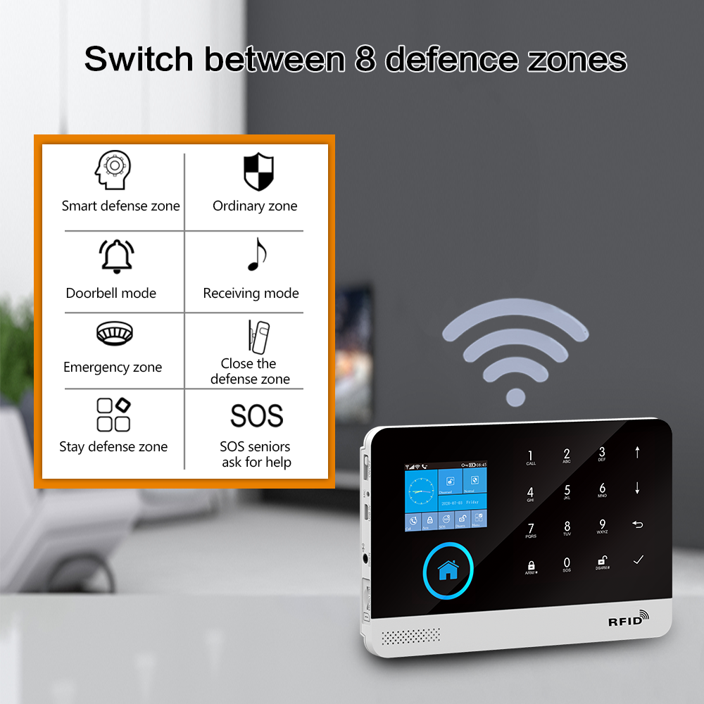 4G GSM Wifi Wireless Home Alar - Home Automation Kit 评论和价格