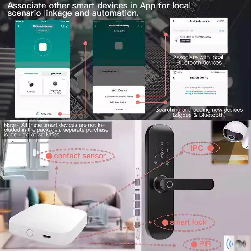 MOES Tuya ZigBee3.0 Smart Hub, - Smart Home Registration 评论和价格