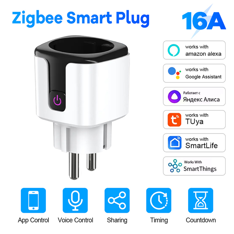 Zigbee Smart Plug 16A 20A EU P - Smart Home Hub Ikea 评论和价格