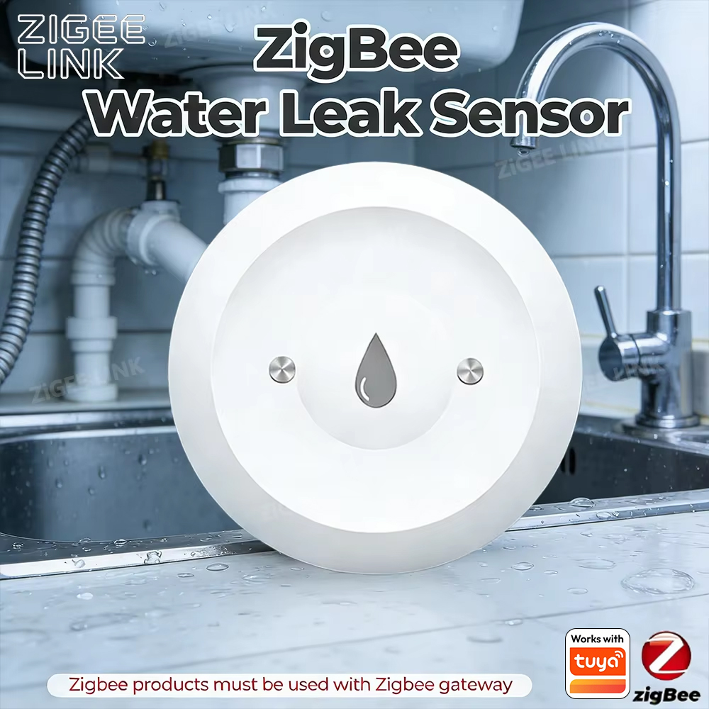 Zigbee Water Leak Sensor for T - Smart Home Setup 评论和价格