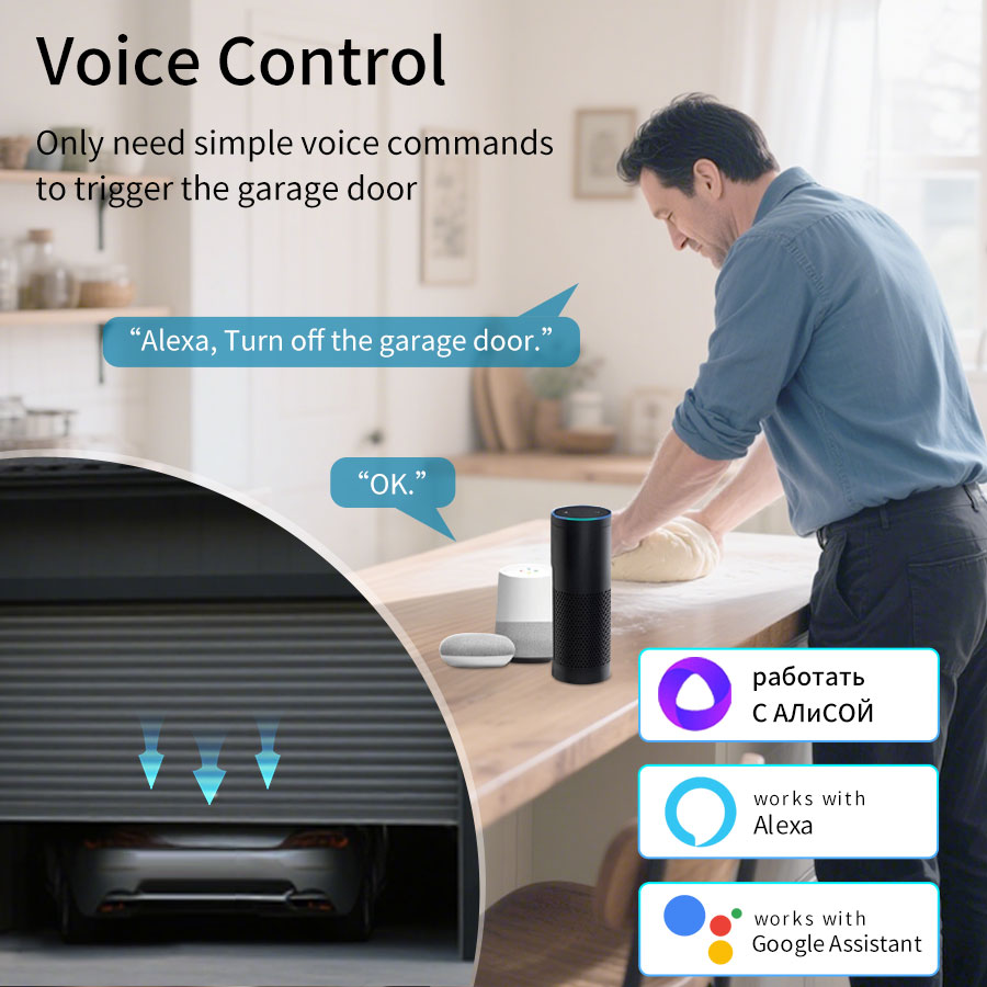 Tuya Smart WiFi or Zigbee Gara - Wireless Door Sensor 评论和价格