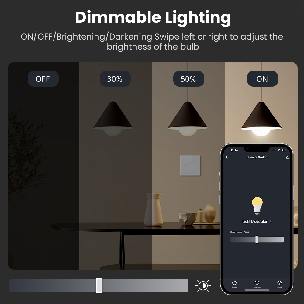 AVATTO WiFi 1/2 Gang Smart Dim - Smart Home Tuya 评论和价格