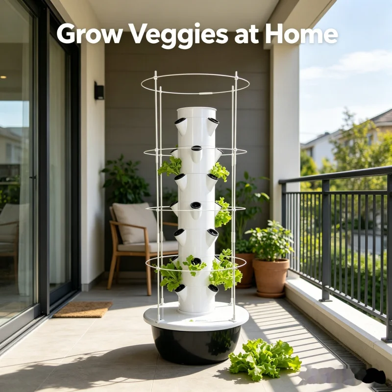 Smart Vertical Hydroponic Towe - Smart Home Kits 评论和价格