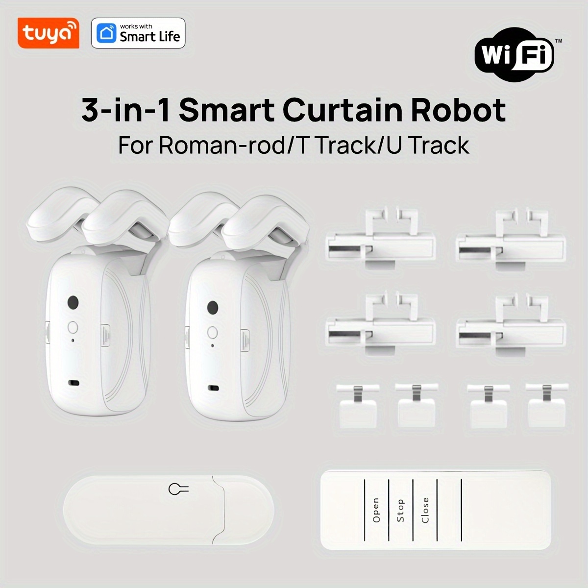 1/2PCS Tuya Smart WiFi Curtain - Smart Home Registration 评论和价格