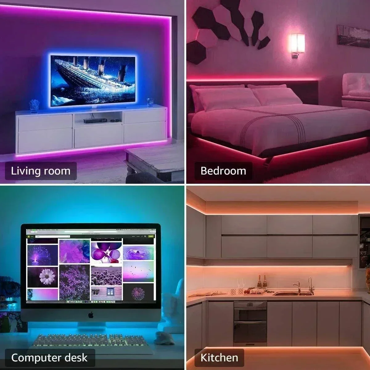 Smart RGB LED Gaming Light Str - Smart Home Setup 评论和价格