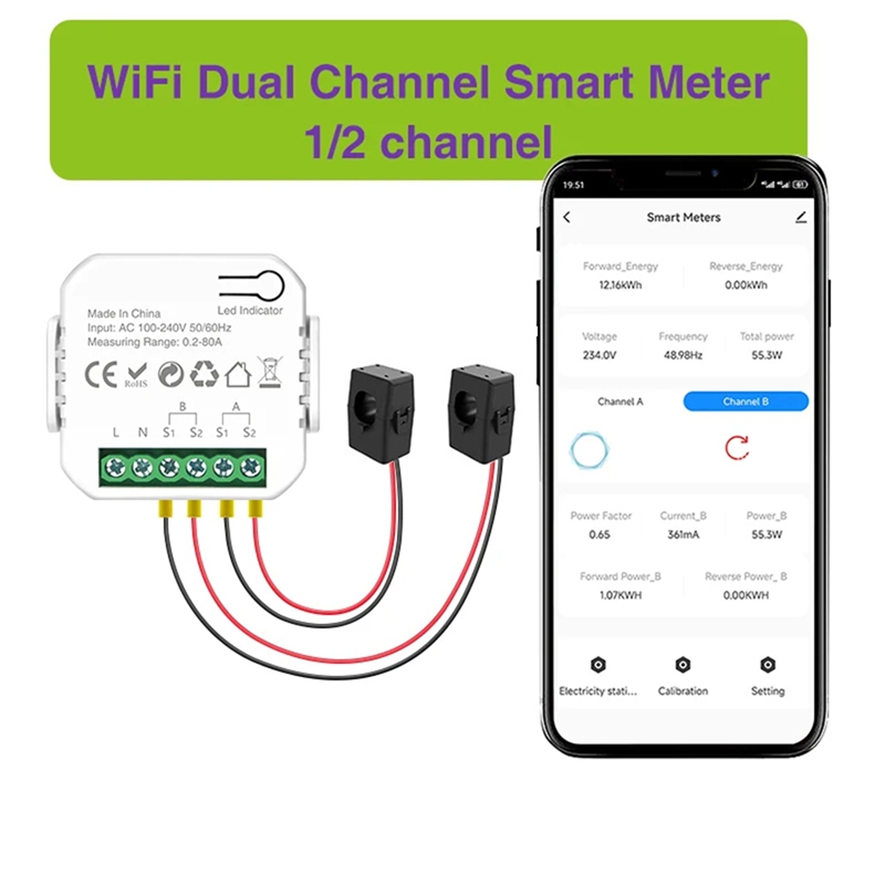 Tuya Wifi Smart Power Meter wi - Smart Home Tuya 评论和价格