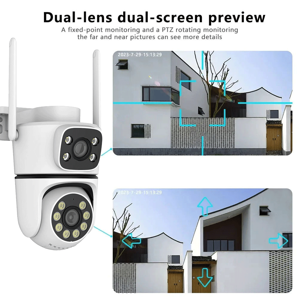 10MP Tuya 5G Wifi PTZ Camera 4 - Smart Home Battery Camera Ezviz 评论和价格