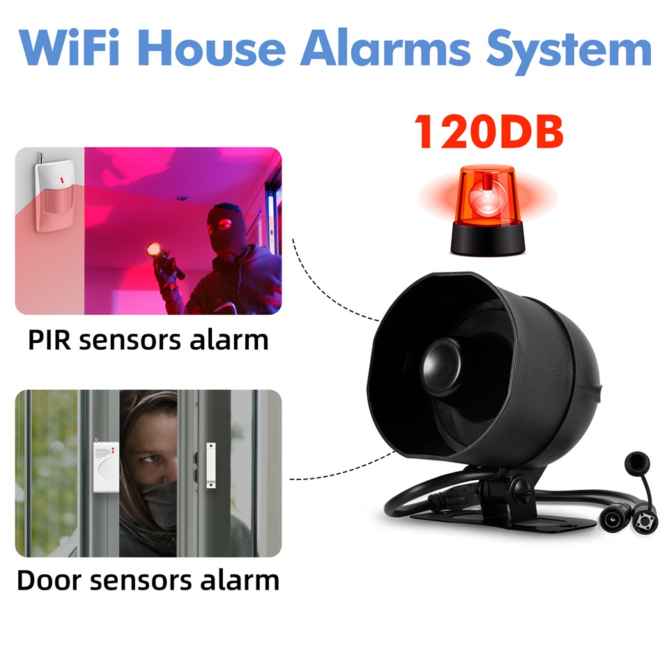 KERUI 120db Siren Alarm System - Home Automation Kit 评论和价格
