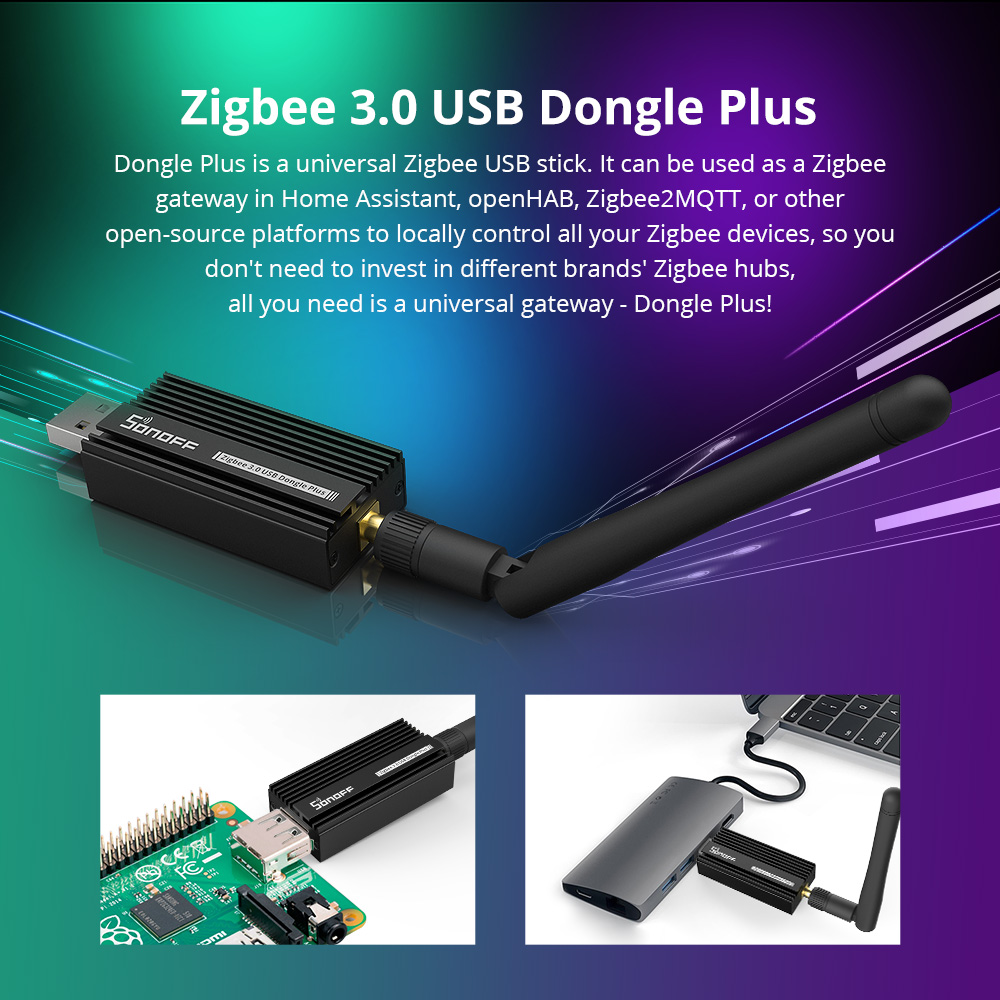 SONOFF Zigbee 3.0 USB Dongle P - Smart Home Registration 评论和价格