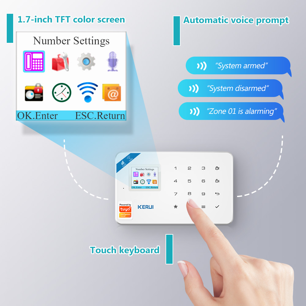 KERUI W181 Alarm System Secutr - Home Automation Kit 评论和价格