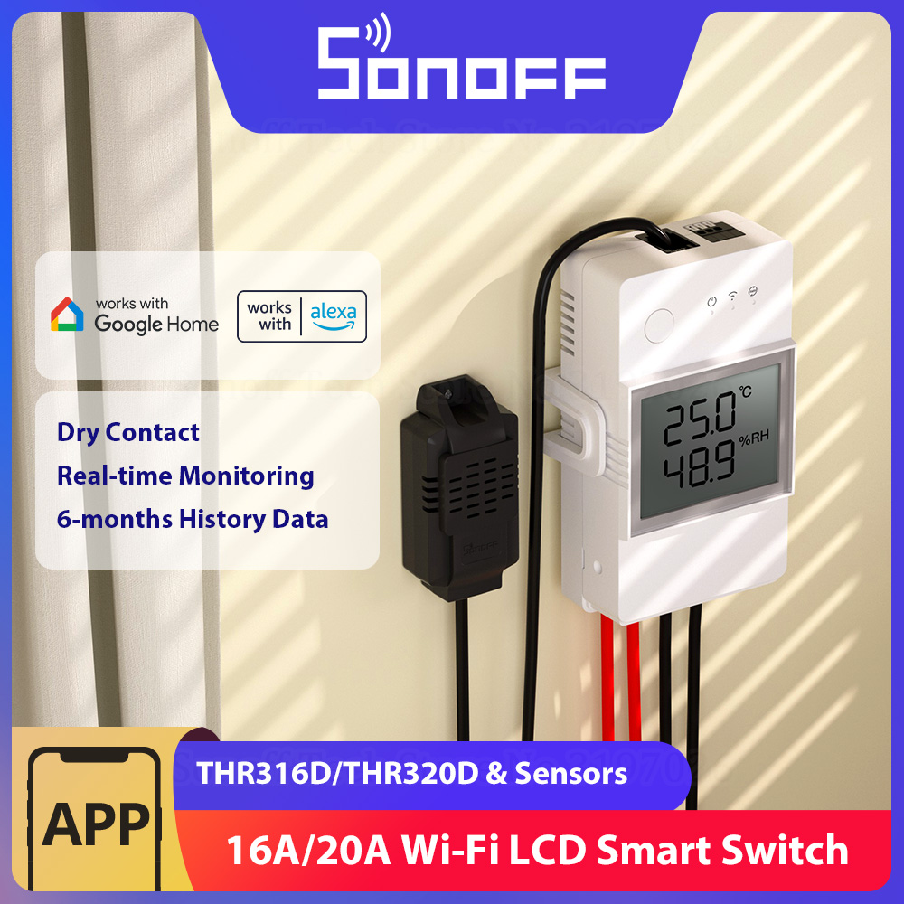 SONOFF THR316D/THR320D Tempera - Home Automation Kit 评论和价格
