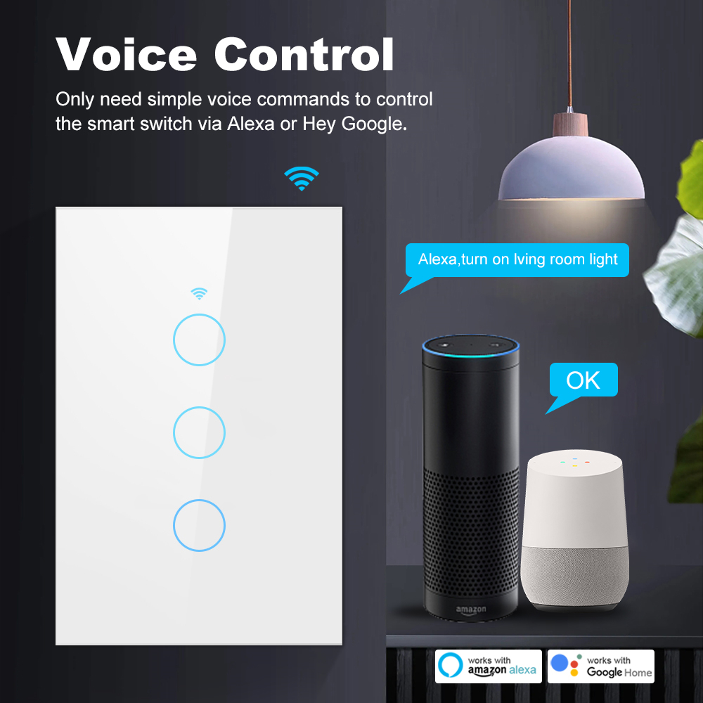 Smart WiFi+Bluetooth Wall Touc - Home Automation Kit 评论和价格