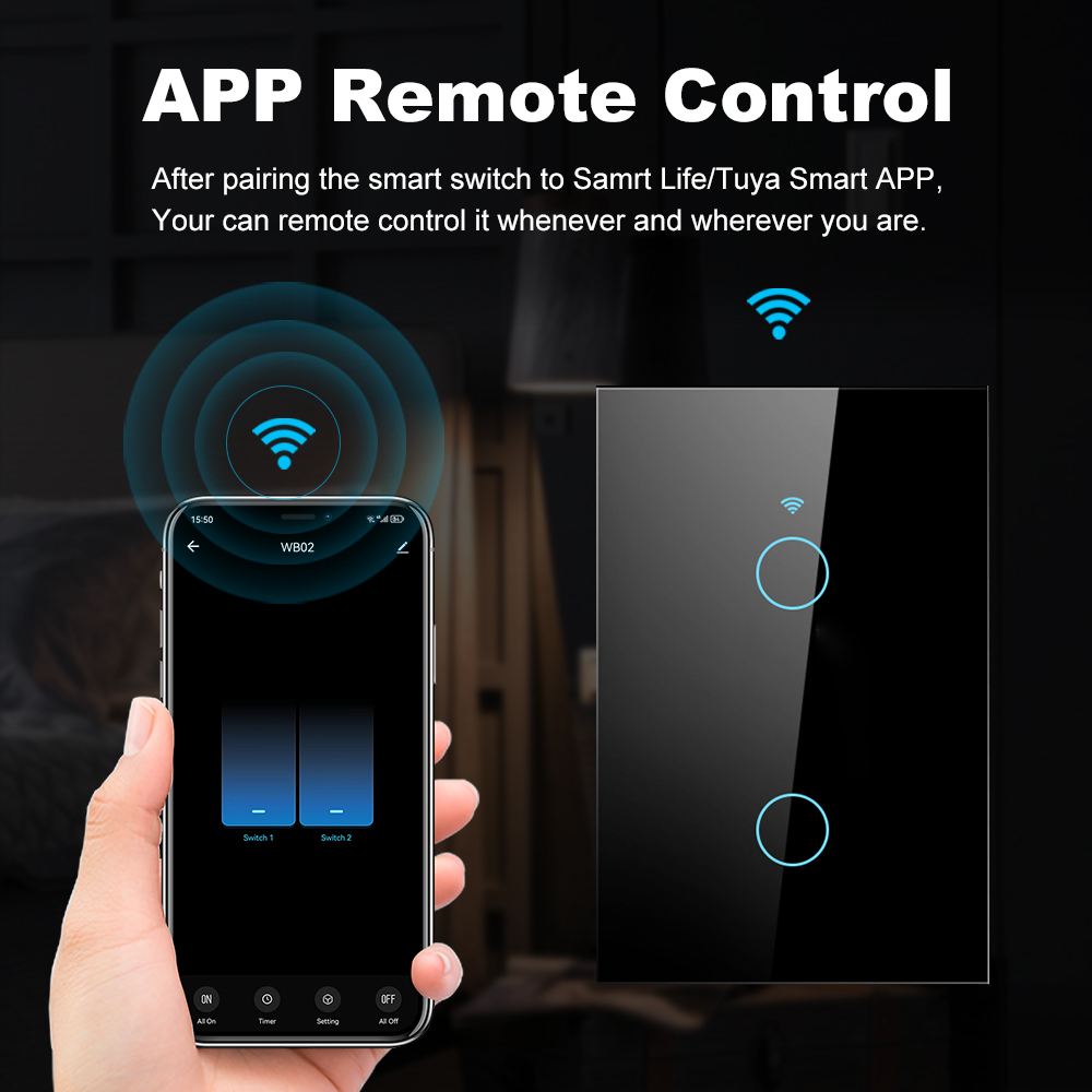 Smart WiFi+Bluetooth Wall Touc - Home Automation Kit 评论和价格