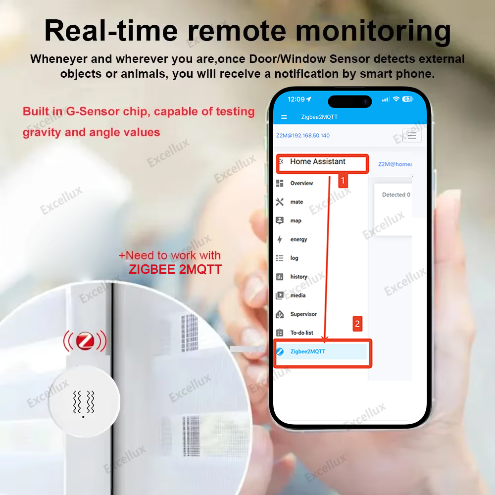 Zigbee 3.0 Smart Vibration Sen - Smart Home Setup 评论和价格