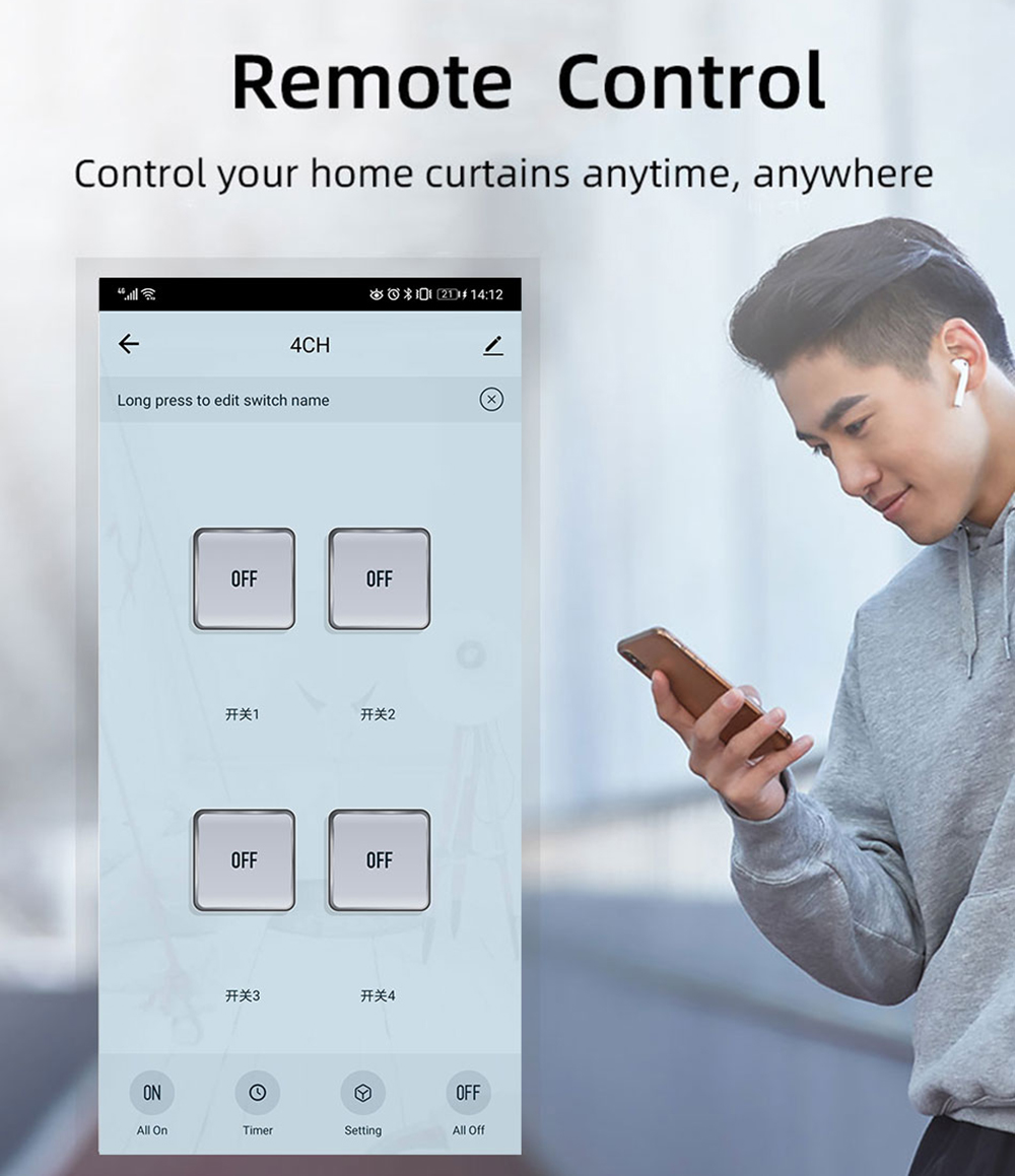 Tuya 4CH Zigbee Switch Relay M - Smart Home Tuya 评论和价格