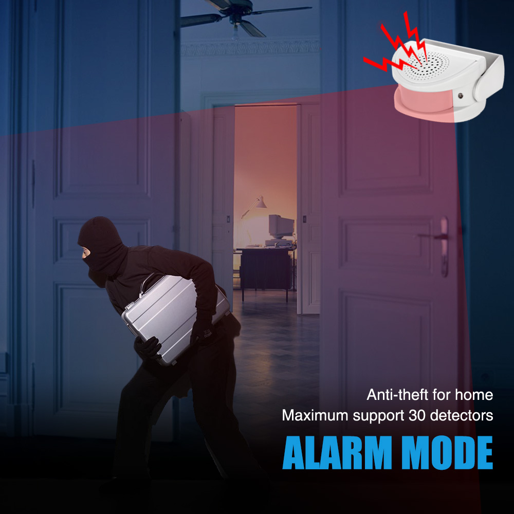 32 Songs Welcome Infrared Chim - Wireless Door Sensor 评论和价格