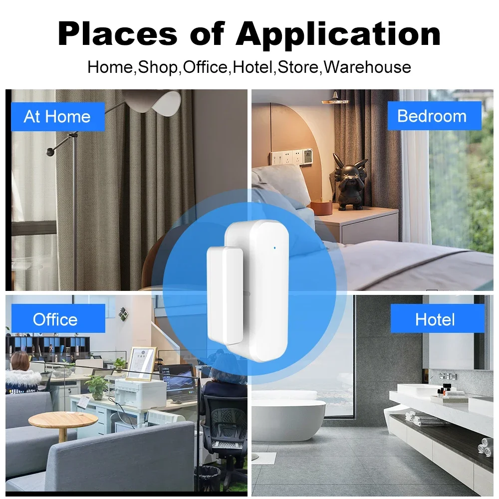 ZigBee Door Window Sensor Wire - Wireless Door Sensor 评论和价格