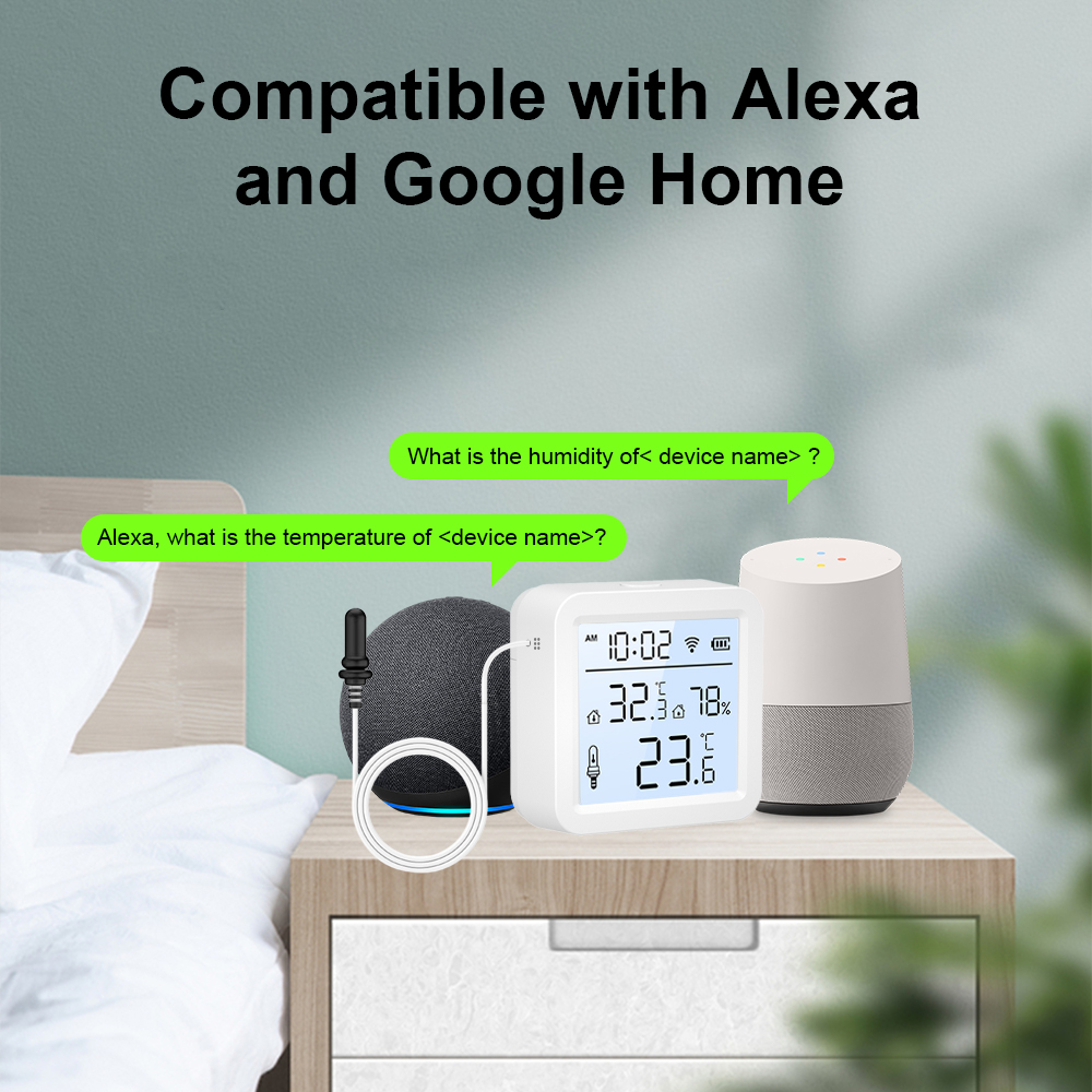 WiFi Humidity Temperature Sens - Smart Home Tuya 评论和价格