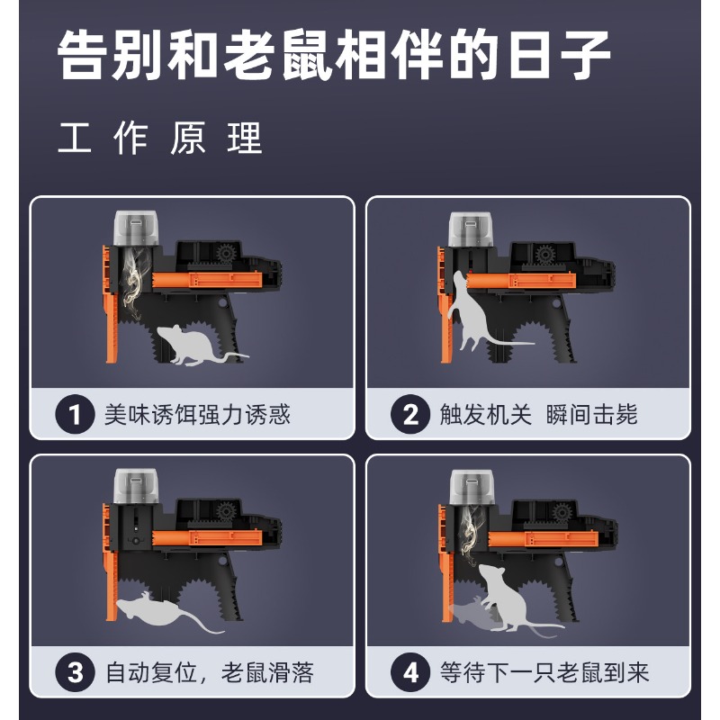 MK47 Smart Automatic Mouse Tra - Smart Home Killer 评论和价格