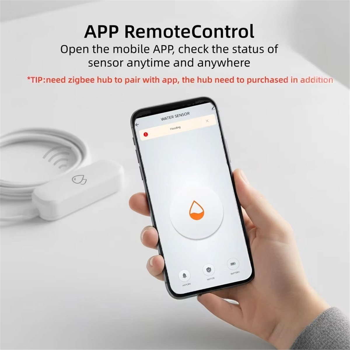 Compatible ZigBee Water Leak S - Smart Home Tuya 评论和价格