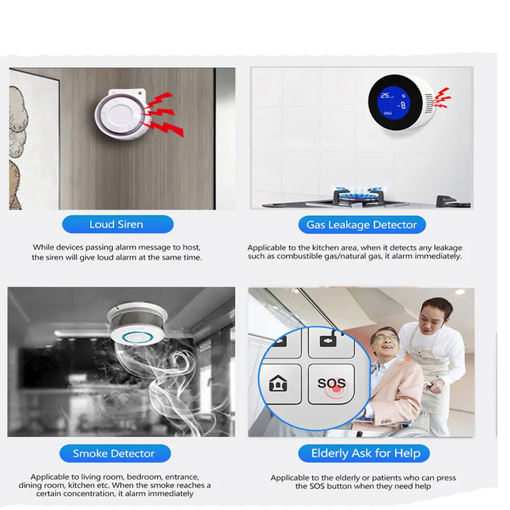 PGST 4G Tuya Smart Home Alarm  - Home Automation Kit 评论和价格