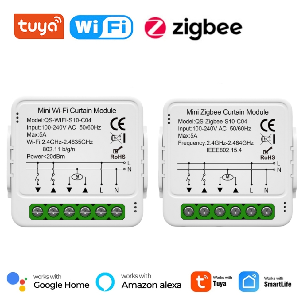 Tuya WiFi Zigbee Smart Curtain - Home Automation Kit 评论和价格