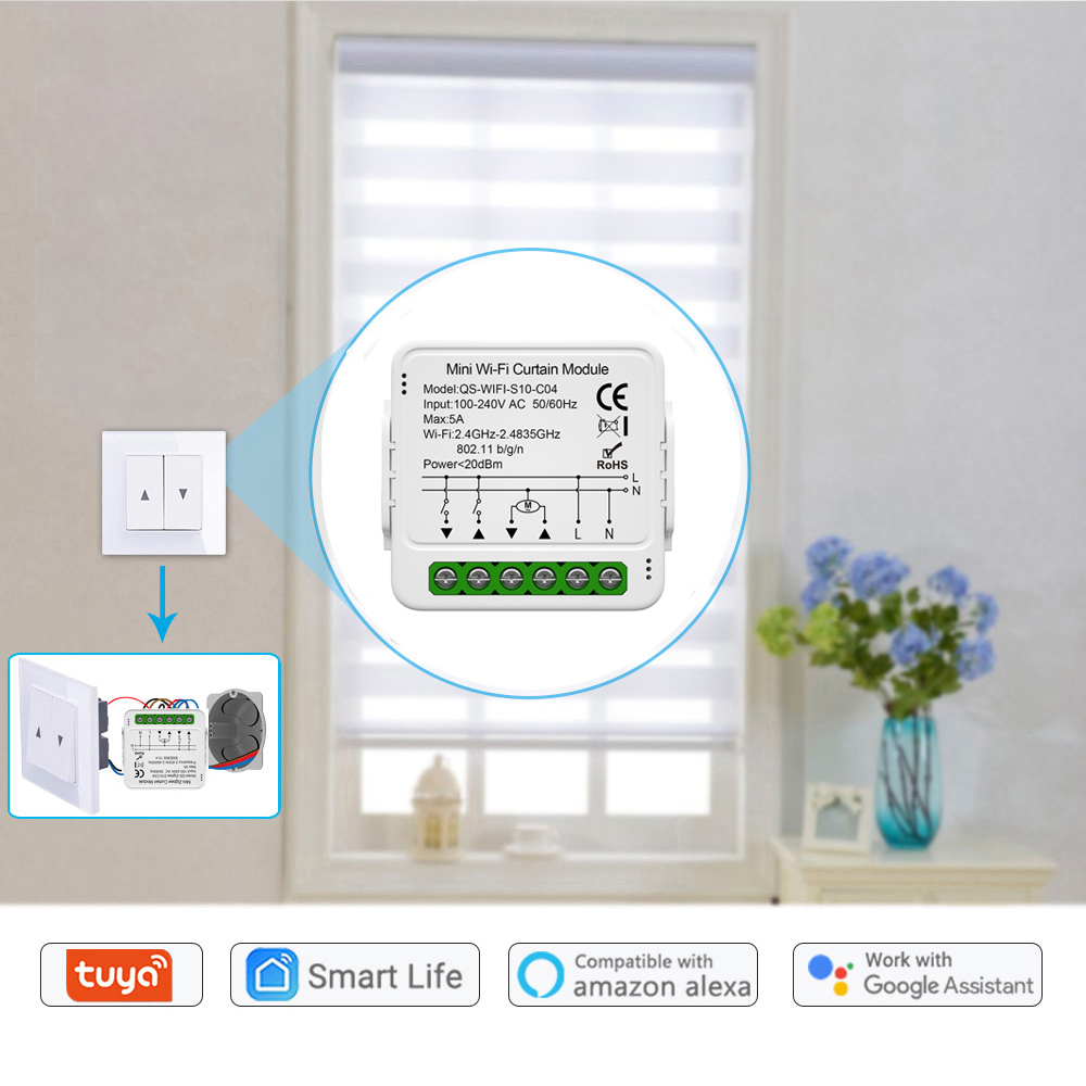 Tuya WiFi Zigbee Smart Curtain - Home Automation Kit 评论和价格