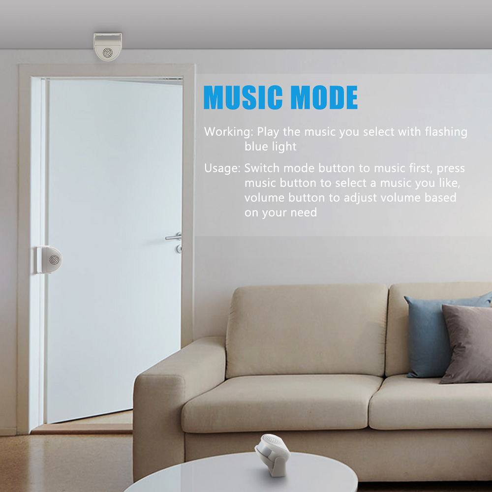 32 Songs Welcome Infrared Chim - Wireless Door Sensor 评论和价格
