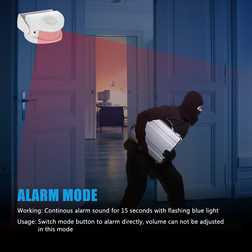 32 Songs Welcome Infrared Chim - Wireless Door Sensor 评论和价格